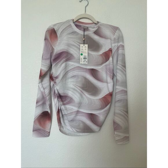 CALIA Women's Tissue Texture Long Sleeve Golf Crew NEW NWT - Picture 5 of 9